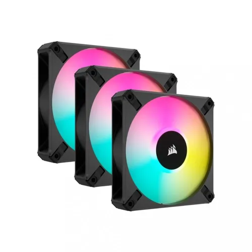 Wentylator Komputerowy CORSAIR QX120 RGB ICUE LINK Magnetic 3pak