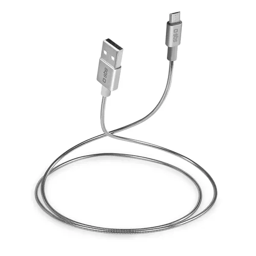 Kabel Sbs Usb Microusb M Aluminium Srebrny Najlepsza Cena Opinie