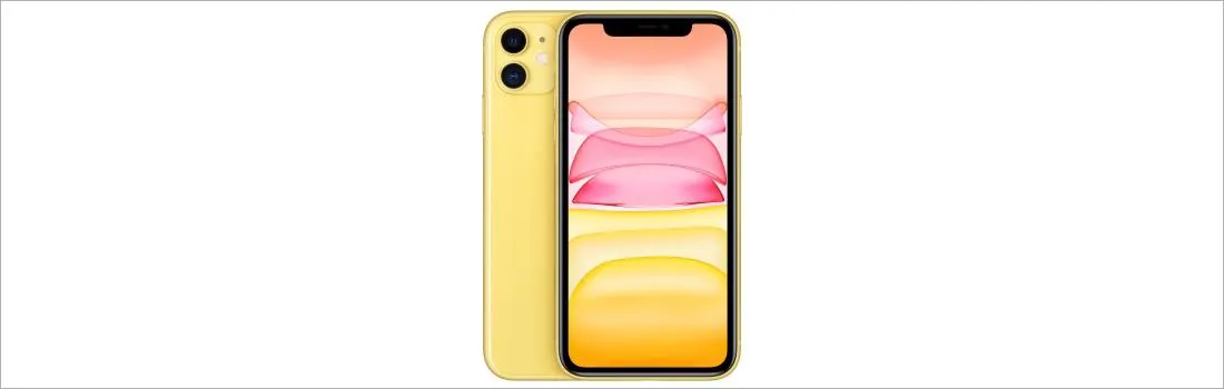 yellow iphone 11 apple