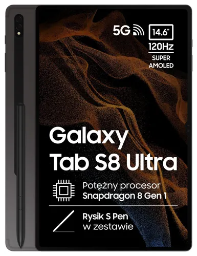 Tablet SAMSUNG Galaxy Tab S8 online S sklep Graphite - pen, (14,6\