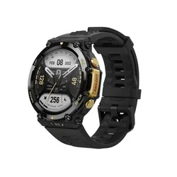 amazfit t rex 2 black gold