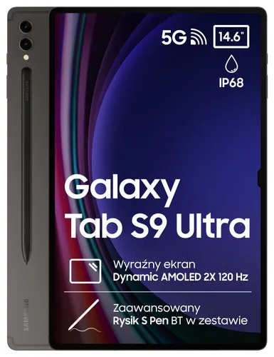 Tablet SAMSUNG Galaxy 5G najlepsza S9 - sklep 12/256GB Neonet TAB online (SM-X916BZAAEUE) opinie szary cena, 14,6\