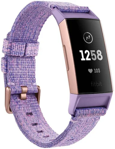 FITBIT CHARGE 3 SPECIAL EDITION R owe z oto Lawendowy najlepsza