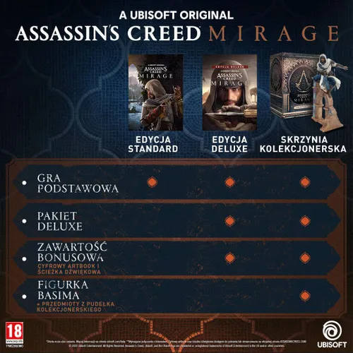 Gra Assassin's Creed Mirage PS5 najlepsza cena, opinie - sklep