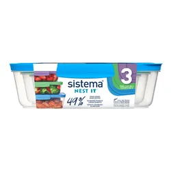 Sistema Nest It Food Containers, 3 pk - Ralphs