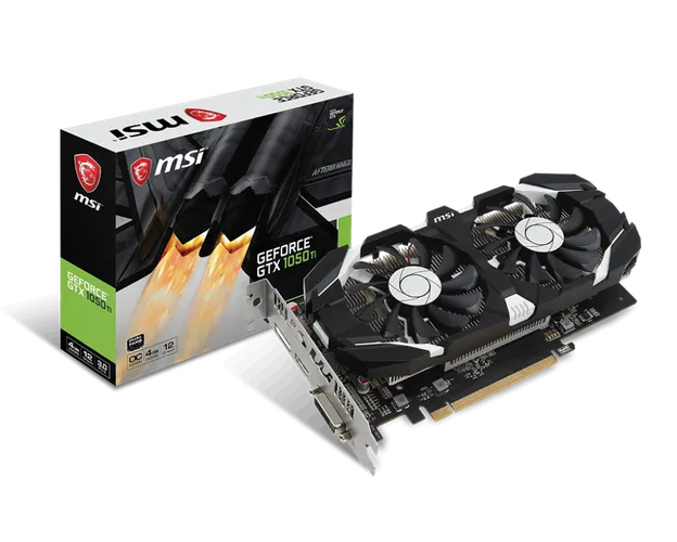 Karta Graficzna MSI GeForce GTX 1050 Ti 4GT OC 4GB Najlepsza Cena