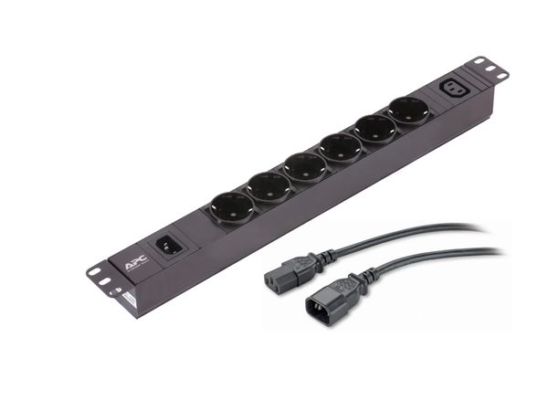 APC EPDU1010 Easy PDU Basic 1U 10A 6SCH,1C13, 230V EPDU1010B-SCH Listwa zasilająca