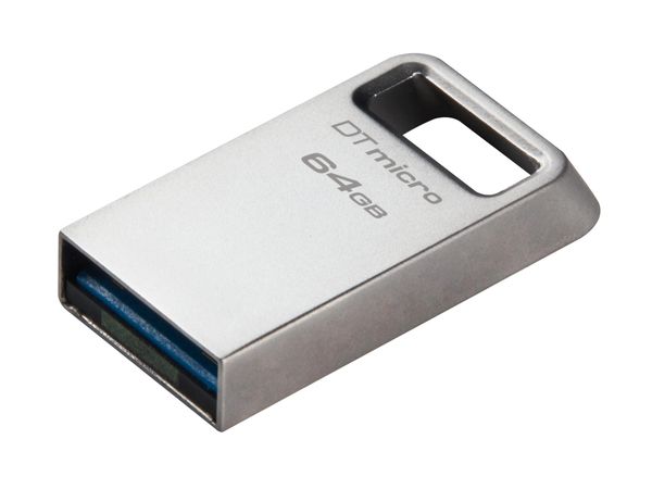 KINGSTON DataTraveler Micro 64GB, 200MB/s, USB 3.2 Gen 1, Metal Pendrive