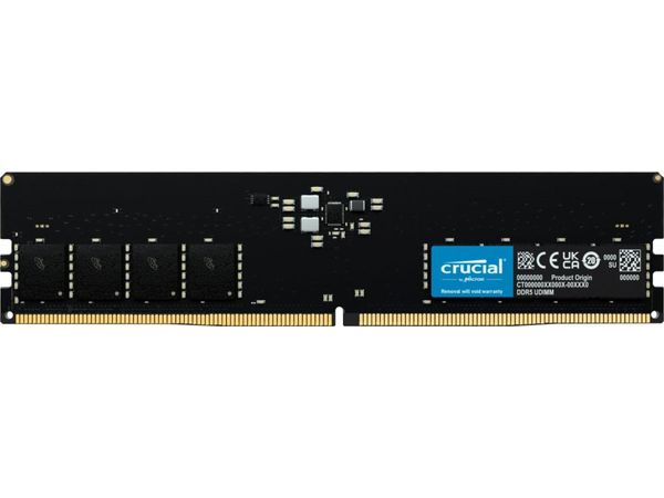 CRUCIAL Pamięć DDR5 16GB/4800 CL40 (16Gbit) CT16G48C40U5 Pamięć RAM