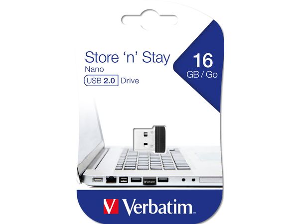 VERBATIM USB 2.0 16GB 10MB/s 97464 Pendrive