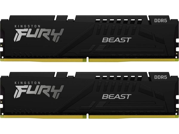 KINGSTON DDR5 Fury Beast Black 64GB (2*32GB)/5600 CL36 KF556C36BBEK2-64 Pamięć RAM