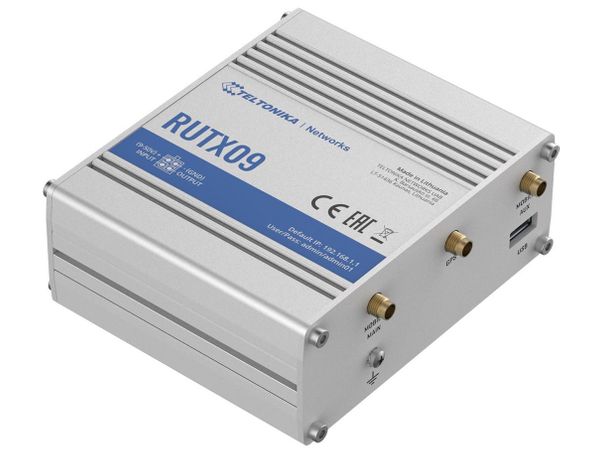 TELTONIKA LTE RUTX09 (Cat 6), 4xGbE, GNSS, Ethernet RUTX09 000000 Modem