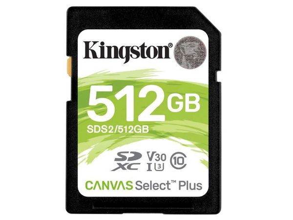 KINGSTON SD Canvas Select Plus 512GB, 100/85 MB/s Karta pamięci