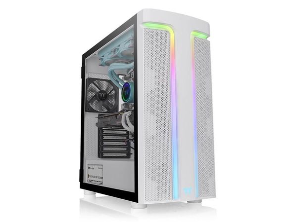 THERMALTAKE H590 Snow Tempered Glass ARGB podświetlenie LED Lightstrip CA-1X4-00M6WN-00 Obudowa do komputera