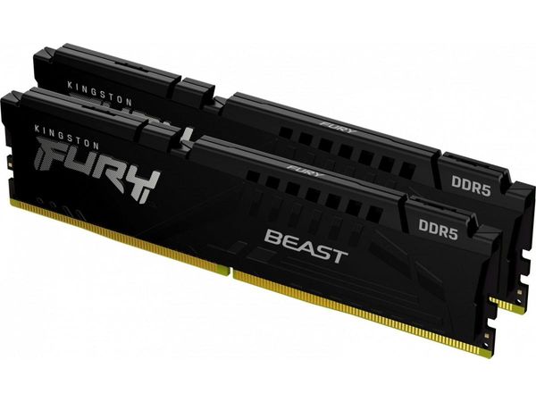 KINGSTON Pamięć DDR5 Fury Beast Black 16GB(2*8GB)/6000 CL40 KF560C40BBK2-16 Pamięć RAM