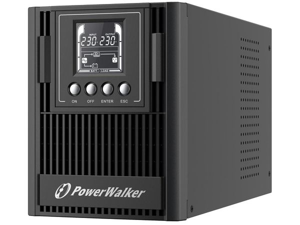 POWERWALKER UPS ON-LINE 1000VA AT 3X FR OUT, USB/RS-232, LCD, TOWER, EPO VFI 1000 AT FR UPS