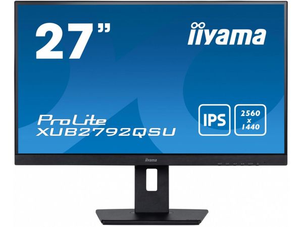 IIYAMA 27'' ProLite XUB2792QSU XUB2792QSU-B5 Czarny Monitor