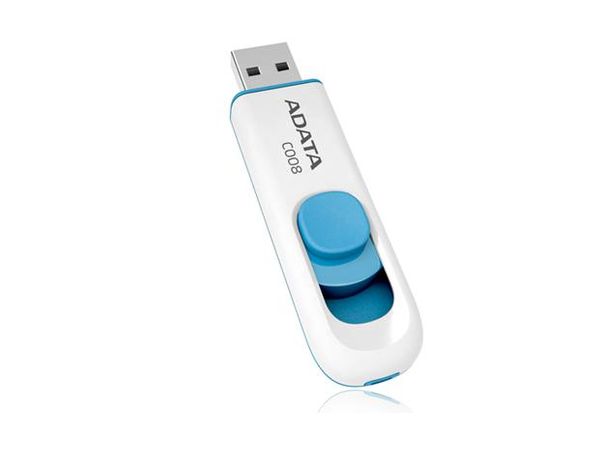 Adata Pendrive C008 16GB Biało-NiebieskiAC008-16G-RWE Pendrive