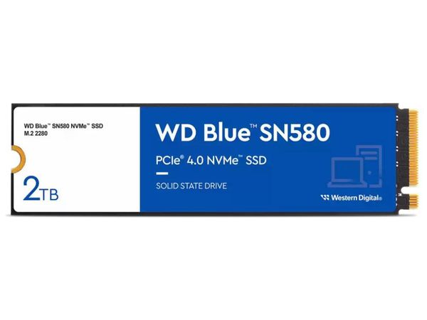 WD BLUE SN580 2TB PCIe 3.0 M.2 NVMe WDS200T3B0E