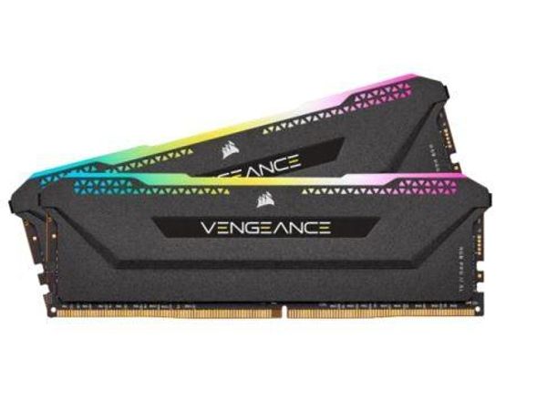 CORSAIR Pamięć DDR4 Vengeance RGB PRO SL 32GB/3200 (2*16GB) czarna CL16 CMH32GX4M2E3200C16 Pamięć RAM