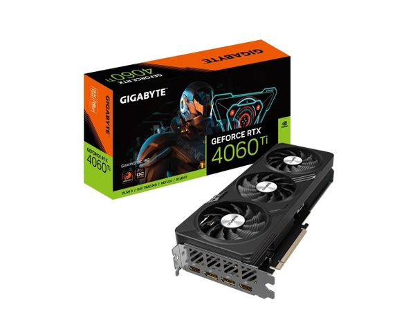 GIGABYTE GeForce RTX 4060 Ti Gaming OC 16G GDDR6 128bit GV-N406TGAMING OC-16GD Karta graficzna