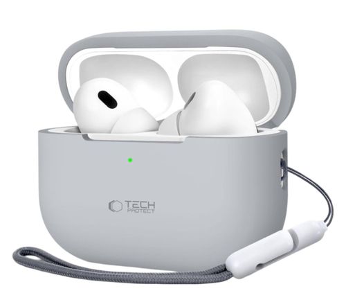 Etui na słuchawki TECH-PROTECT Silicone do Apple Airpods Pro 1/2 Szary