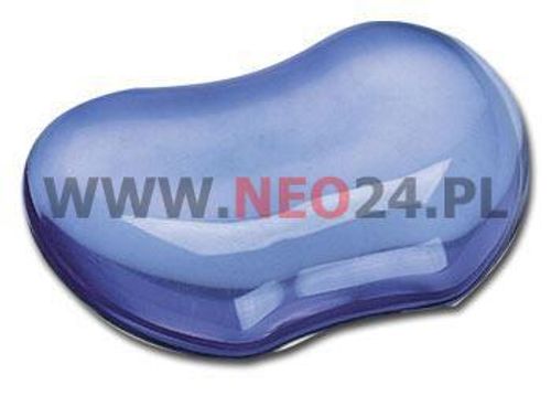 Fellowes Podkładka pod nadgarstek żelowa CRYSTAL niebieska