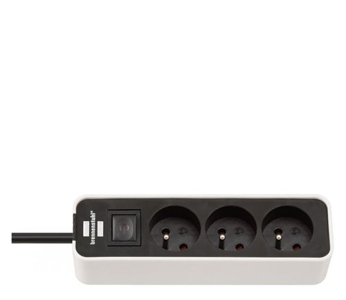 Listwa BRENNENSTUHL Ecolor 3GN (1.5m) Czarno-biały