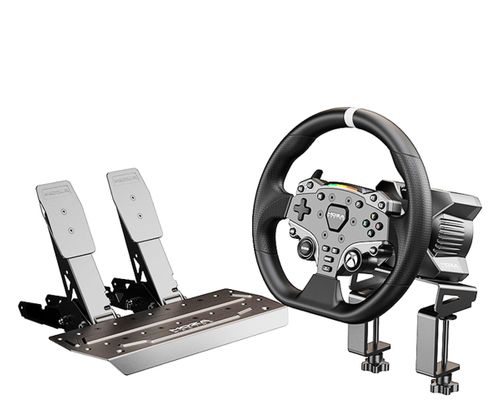 MOZA Racing R3 RS053 do PC Xbox Zestaw gamingowy (baza R3 + kierownica ES + pedały SRP-Lite + zaciski)