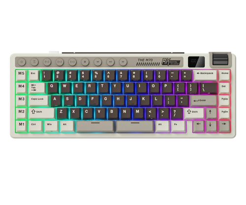 Klawiatura ROYAL KLUDGE RK M70 Mocha Grey Cream Switch