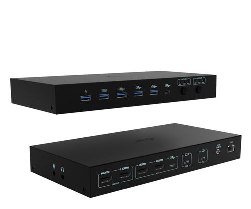 I-TEC USB-C KVM Dock PRO Three Hosts 2x Video 2x PD max 92W C31KVMDOCKPDPRO