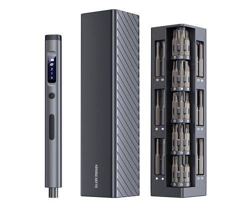 SILVER MONKEY Zestaw precyzyjnego elektrycznego wkrętaka – 57 elementów SMA305