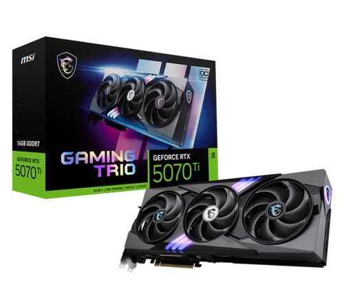 Karta graficzna MSI GeForce RTX 5070 Ti Gaming Trio OC 16GB DLSS 4