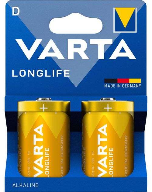 Baterie D LR20 VARTA Longlife (2 szt.)
