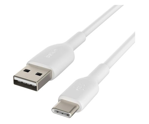 BELKIN Kabel USB-A na USB-C, 1m, biały CAB001BT1MWH