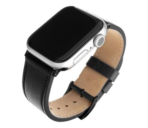 FIXED Leather Strap do Apple Watch 40/41/42 mm wide black