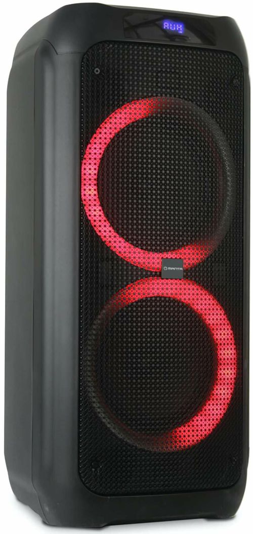 Manta SPK5310PRO 120W Bluetooth Radio FM Mikrofon Karaoke Czarny