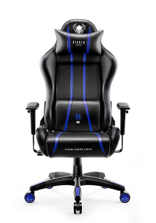 Fotel gamingowy DIABLO CHAIRS X-One 2.0 Normal Size Czarno-niebieski