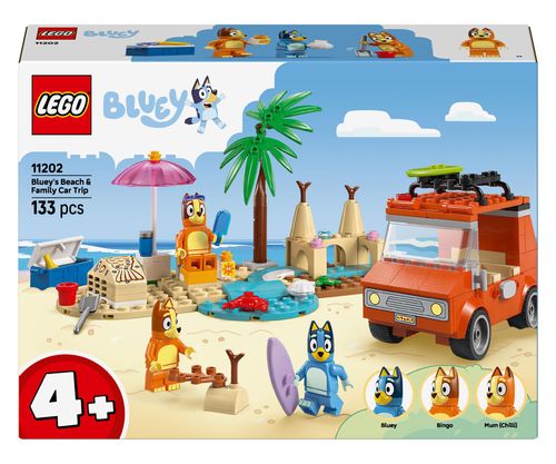 LEGO 11202 Bluey Blue i rodzinna wycieczka samochodem