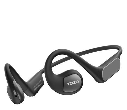 Tozo OpenReal Przewodnictwo kostne Bluetooth 5.3 Czarny