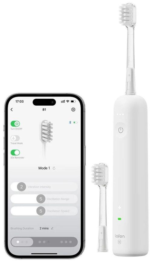 SZCZOTECZKA SONICZNA LAIFEN WAVE SE 1TB31-P BIAŁA