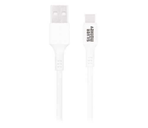 Silver Monkey Kabel  USB-A na USB-C 2 m W