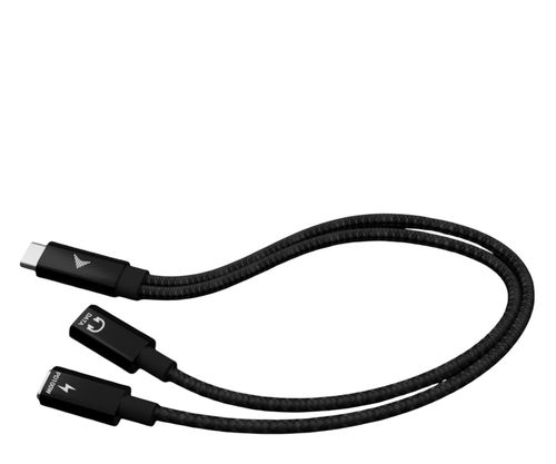 i-tec USB-C Cable Splitter Audio/Data PD 100W
