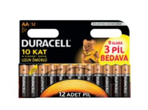 DURACELL Baterie Basic AA/LR6 12szt blister DURACELL BASIC AA/LR06 BL12