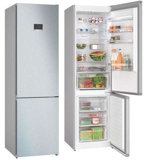 Lodówka BOSCH KGN397LDF No frost 203cm Srebrna