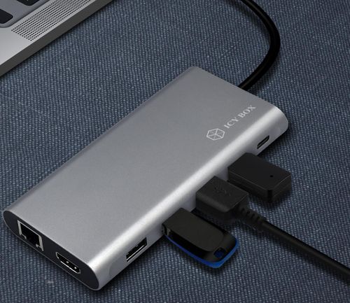 ICY BOX USB-C - Triple Video Dock 12 w 1 IB-DK4050-CPD