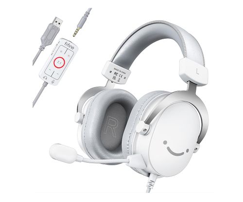 Słuchawki FIFINE AmpliGame H9 Nauszne, Dźwięk przestrzenny Biały