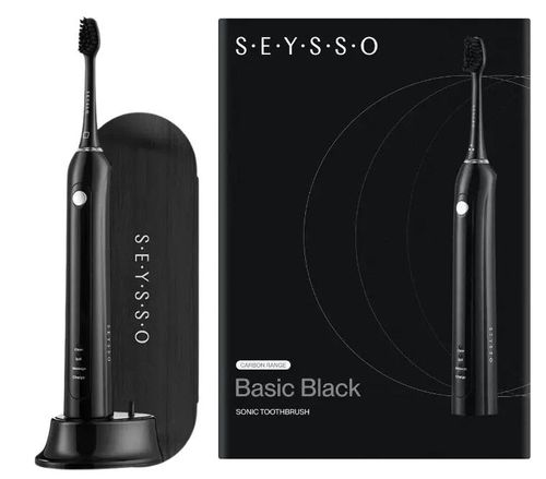 Szczoteczka soniczna SEYSSO Carbon Basic Czarny