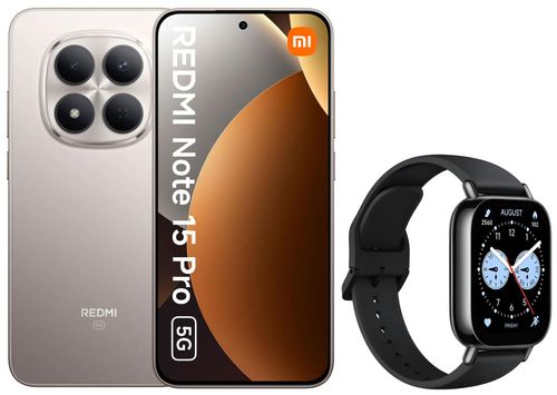 XIAOMI Redmi Note 15 Pro 8/256 GB Titanium + Redmi Watch 5 Lite Black