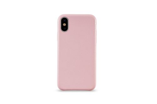 Zdjęcia - Etui KMP  Leather Case do iPhone X różowe 